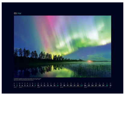 Polarlichter - Wandkalender 2027 - 60 x 45 cm - Kunth Verlag
