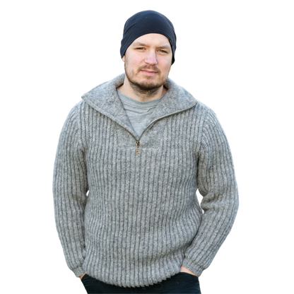 Salka - Island Wolltroyer - Unisex - Grau