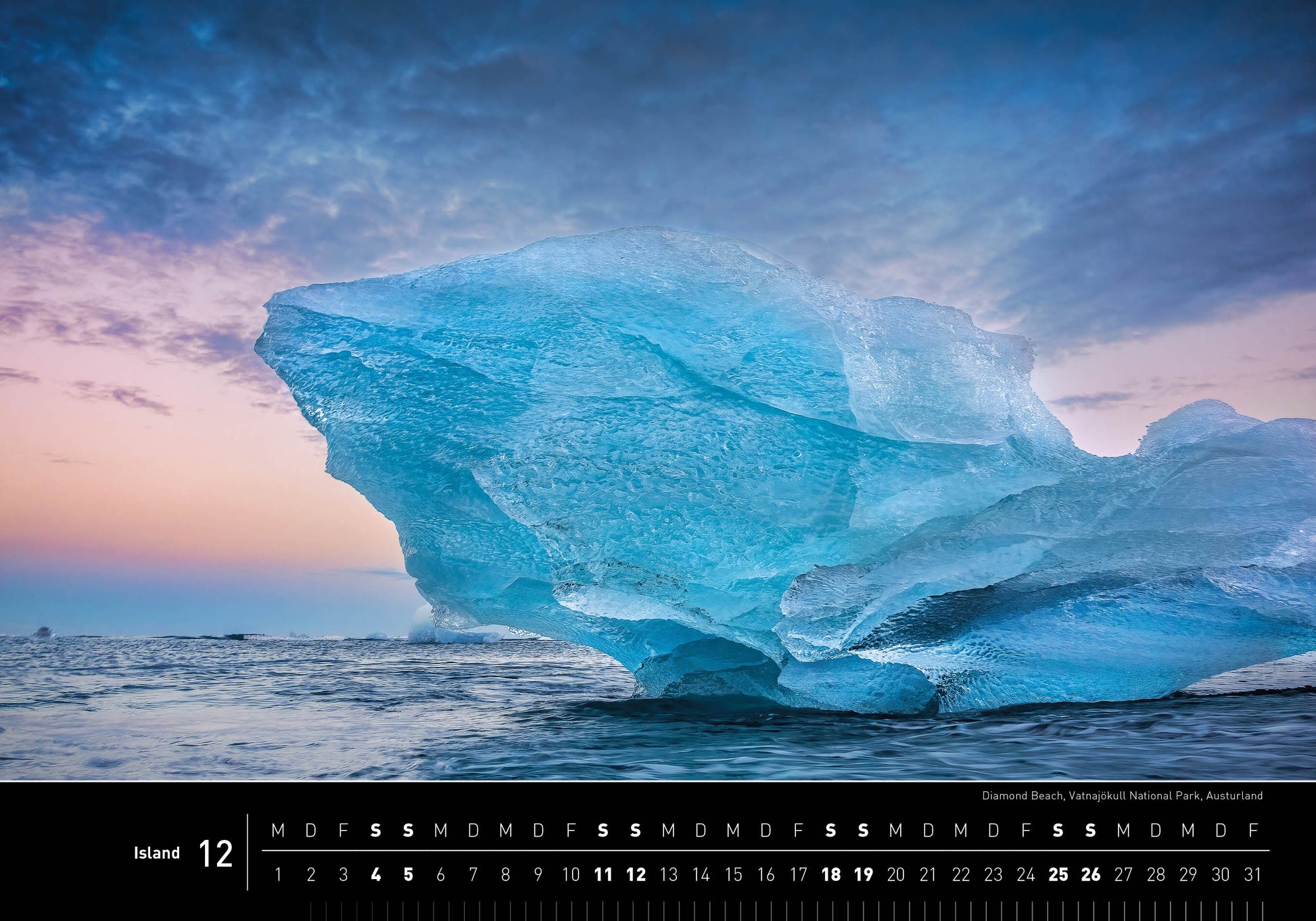 Island - 360° Premium-Wandkalender 2027 - 50 x 35 cm - 360Grad Medien