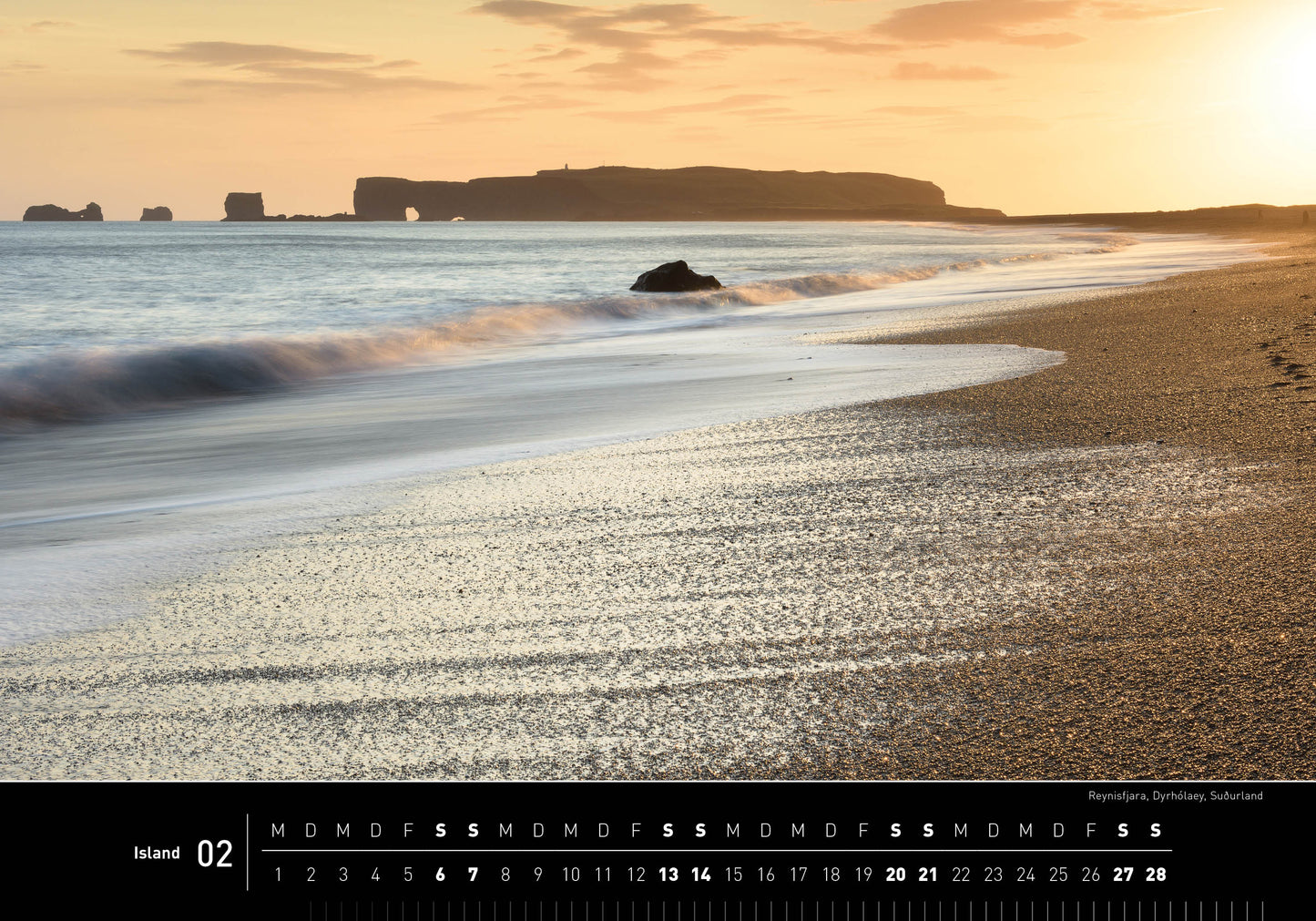 Island - 360° Premium-Wandkalender 2027 - 50 x 35 cm - 360Grad Medien