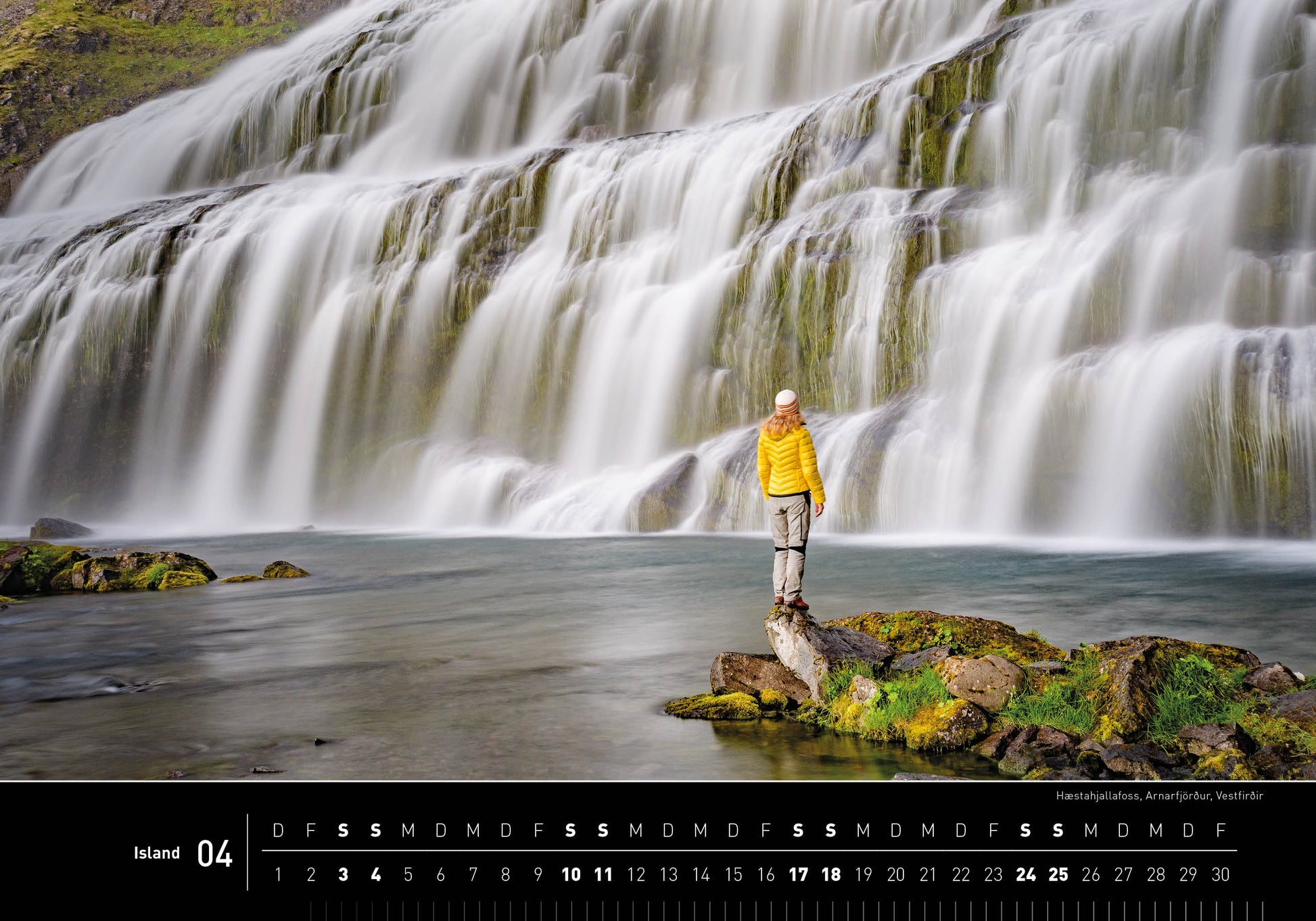 Island - 360° Premium-Wandkalender 2027 - 50 x 35 cm - 360Grad Medien