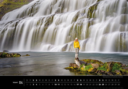 Island - 360° Premium-Wandkalender 2027 - 50 x 35 cm - 360Grad Medien