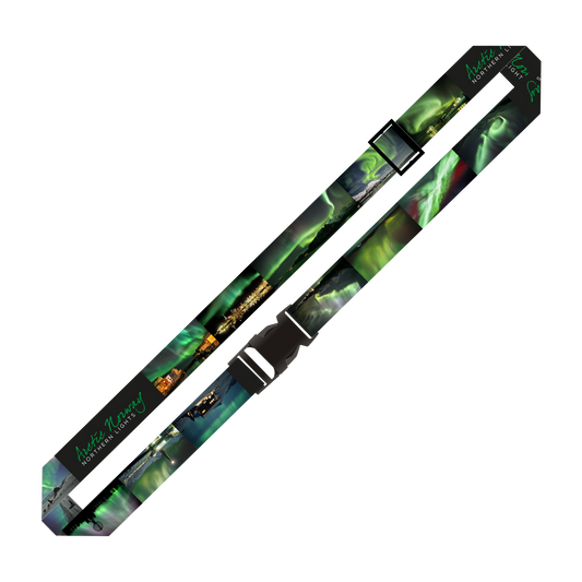 Koffegurt mit Nordlicht Motiv