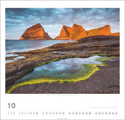Norwegen - Wandkalender 2027 - 48 x 46 cm - Kunstverlag Weingarten