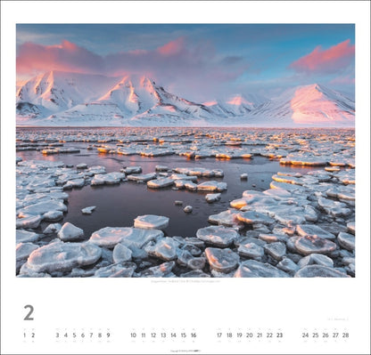 Norwegen - Wandkalender 2025 - 48 x 46 cm - Kunstverlag Weingarten