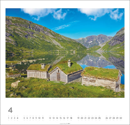 Norwegen - Wandkalender 2027 - 48 x 46 cm - Kunstverlag Weingarten