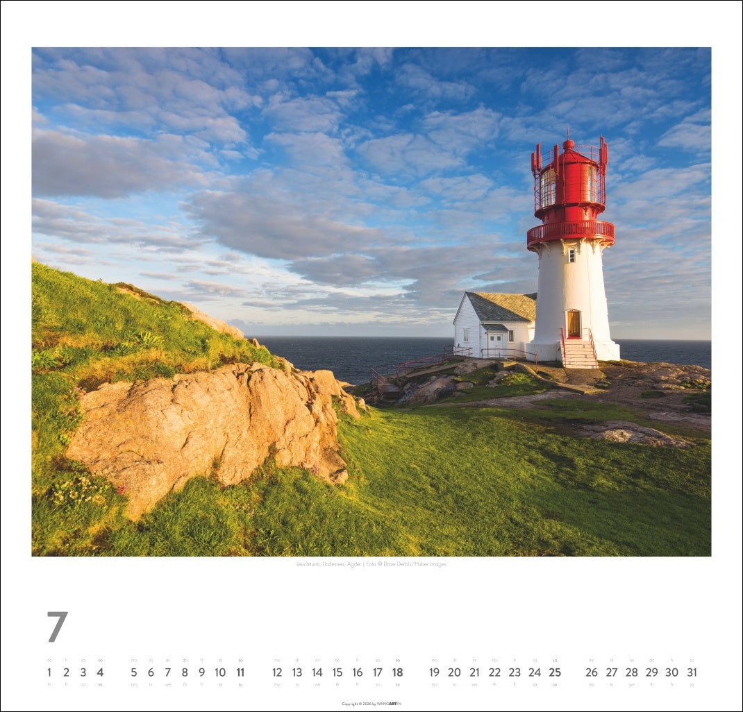 Norwegen - Wandkalender 2027 - 48 x 46 cm - Kunstverlag Weingarten