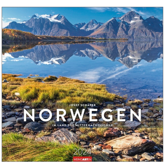 Norwegen - Wandkalender 2024 - 48 x 46 cm - Kunstverlag Weingarten
