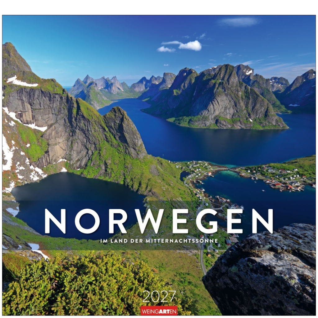 Norwegen - Wandkalender 2027 - 48 x 46 cm - Kunstverlag Weingarten
