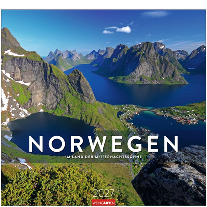 Norwegen - Wandkalender 2027 - 48 x 46 cm - Kunstverlag Weingarten