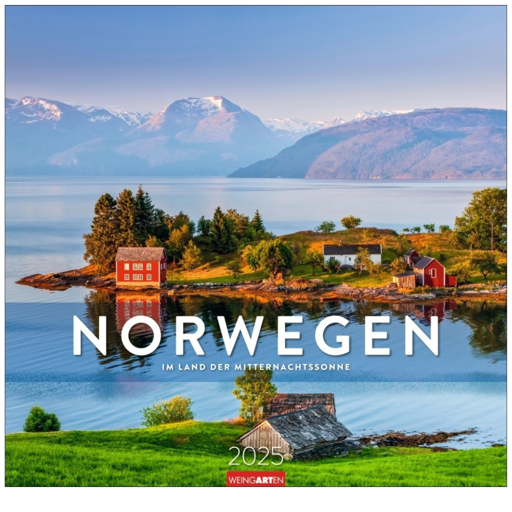 Norwegen - Wandkalender 2025 - 48 x 46 cm - Kunstverlag Weingarten