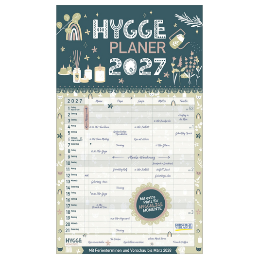 Hygge Planer 2027 - 27 x 46 cm - Korsch Verlag
