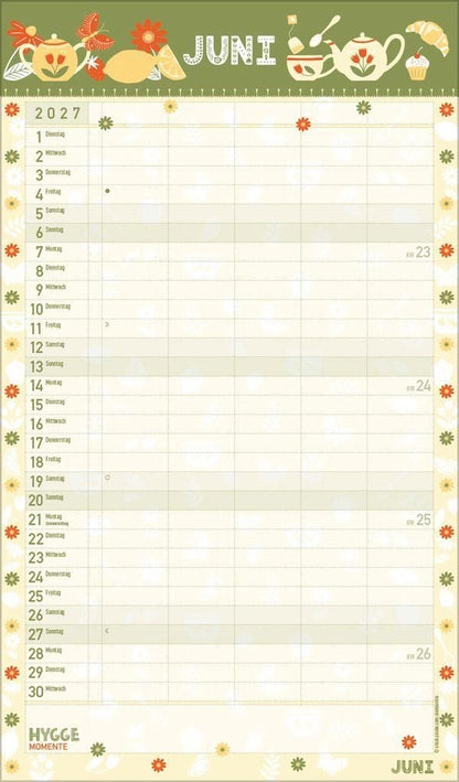 Hygge Planer 2027 - 27 x 46 cm - Korsch Verlag