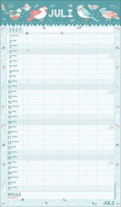 Hygge Planer 2027 - 27 x 46 cm - Korsch Verlag