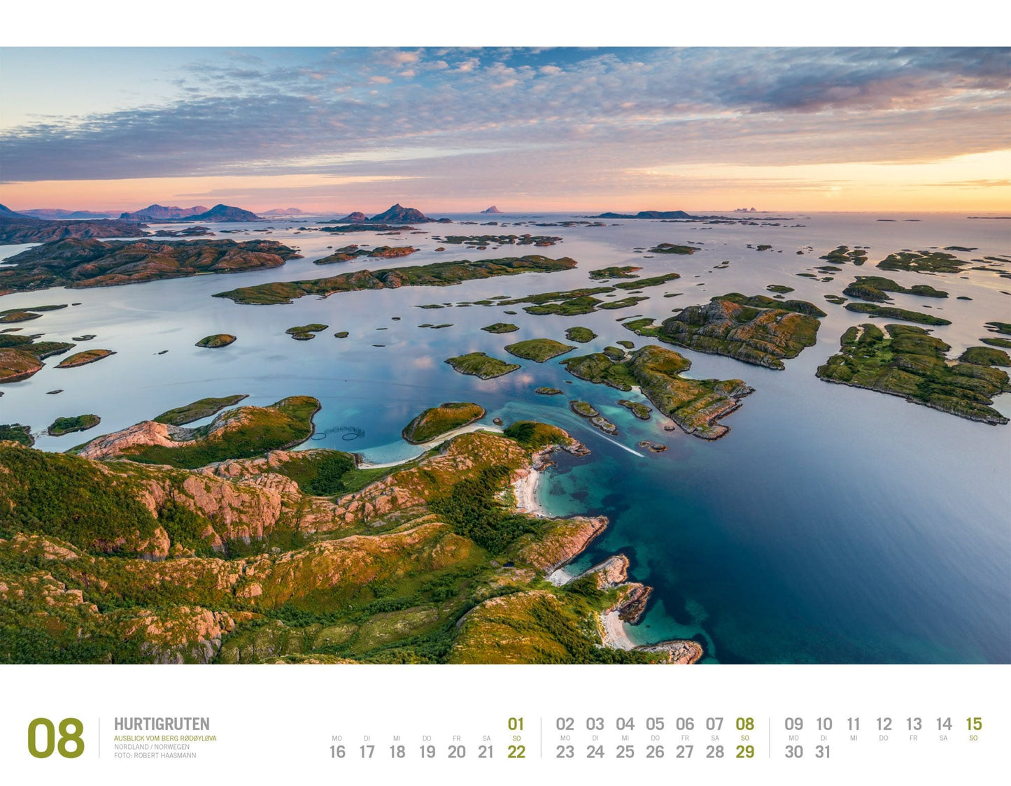 Hurtigruten - Wandkalender 2027 - 54 x 42 cm - Ackermann Kunstverlag