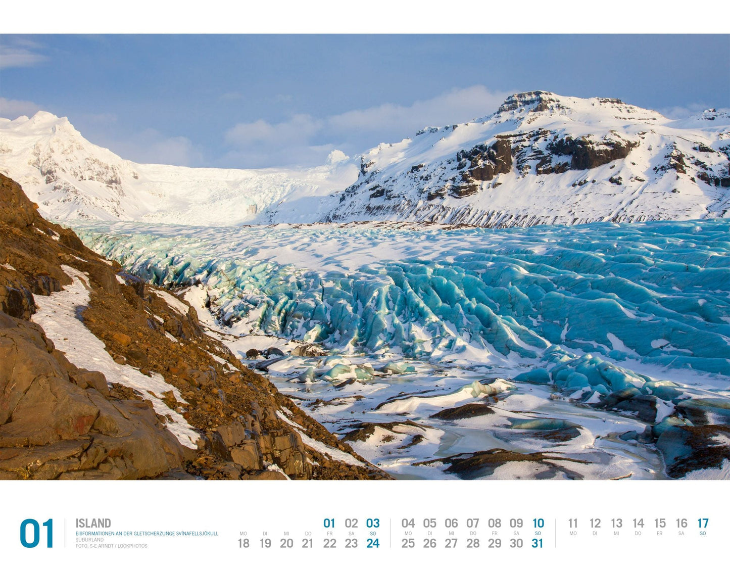 Island - Wandkalender 2027 - 54 x 42 cm - Ackermann Kunstverlag