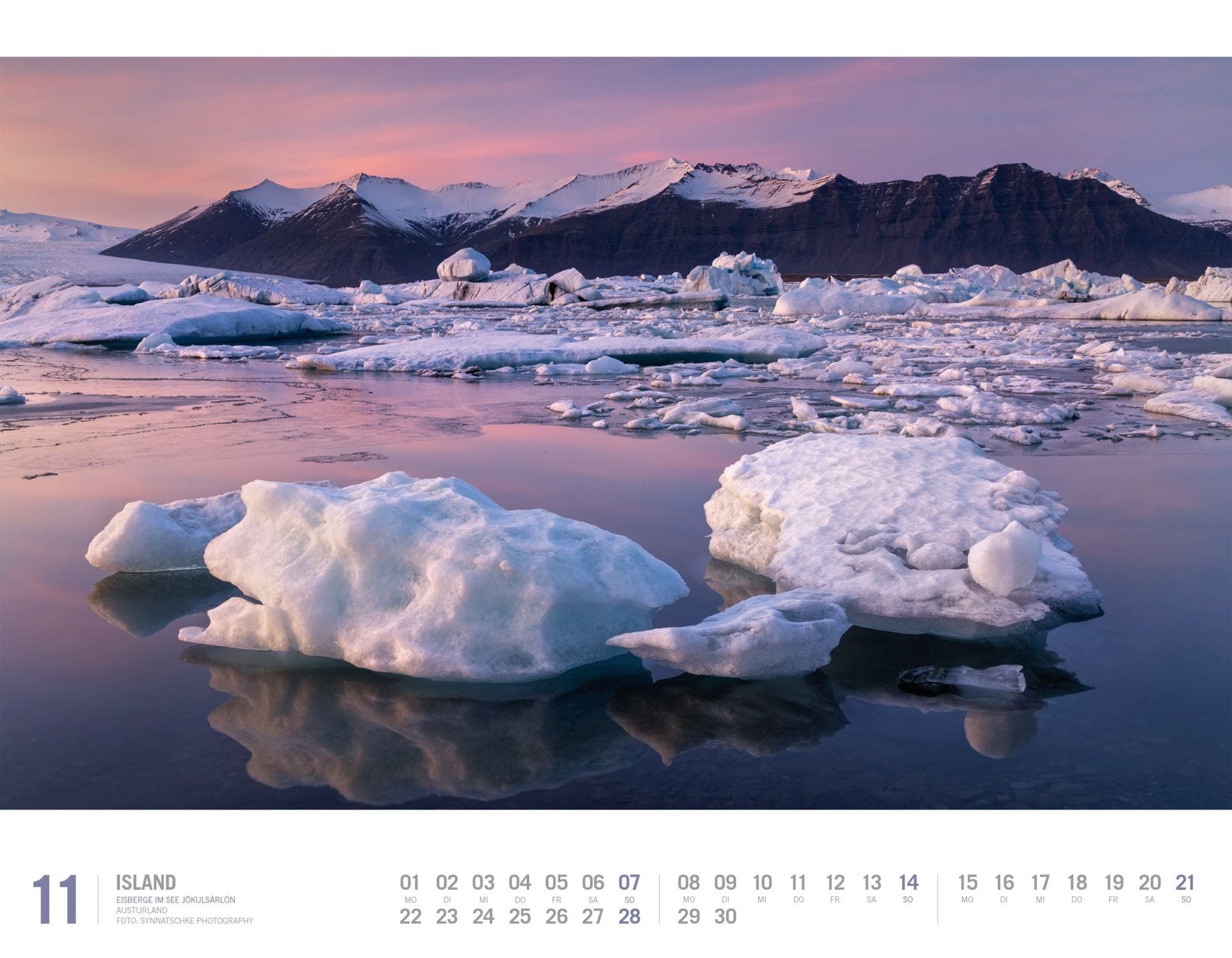 Island - Wandkalender 2027 - 54 x 42 cm - Ackermann Kunstverlag
