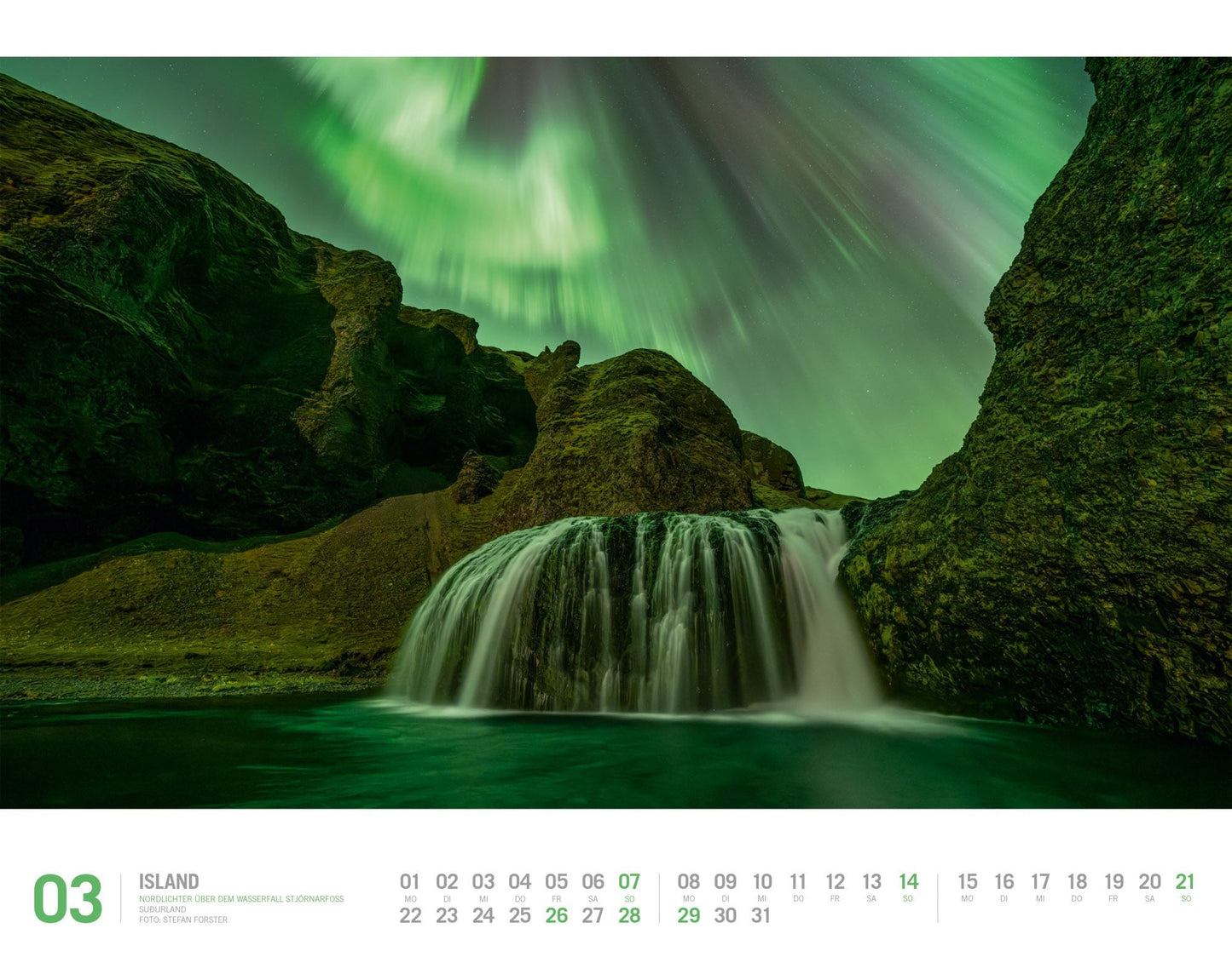 Island - Wandkalender 2027 - 54 x 42 cm - Ackermann Kunstverlag
