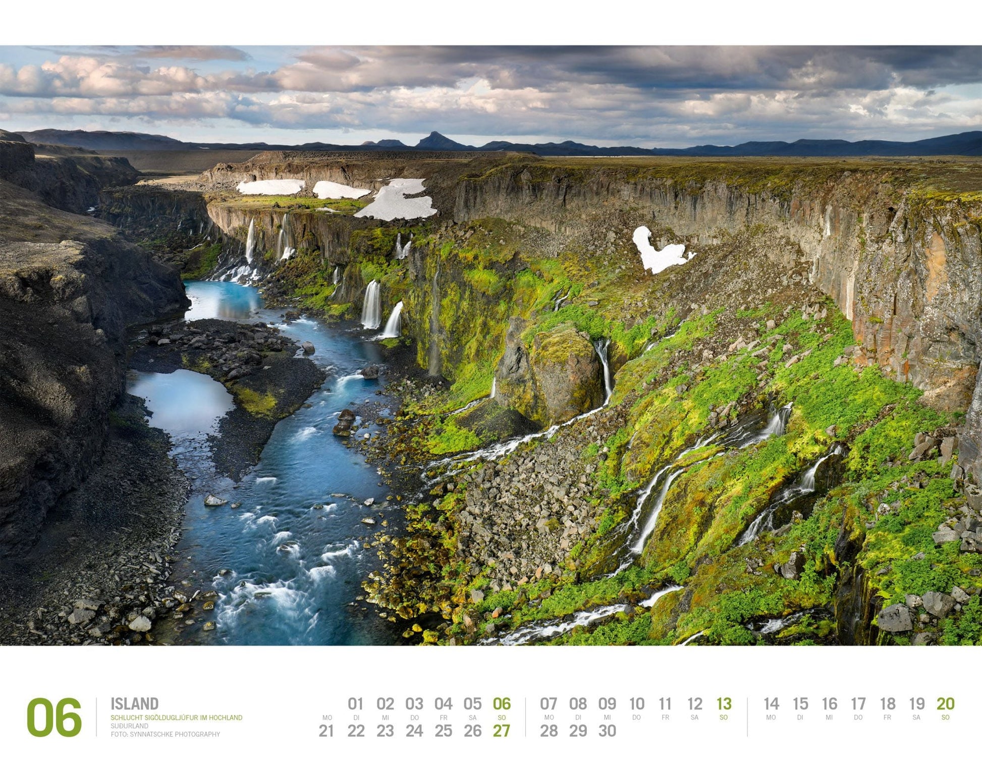 Island - Wandkalender 2027 - 54 x 42 cm - Ackermann Kunstverlag