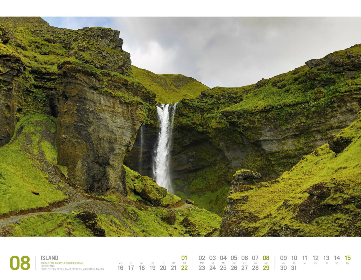 Island - Wandkalender 2027 - 54 x 42 cm - Ackermann Kunstverlag