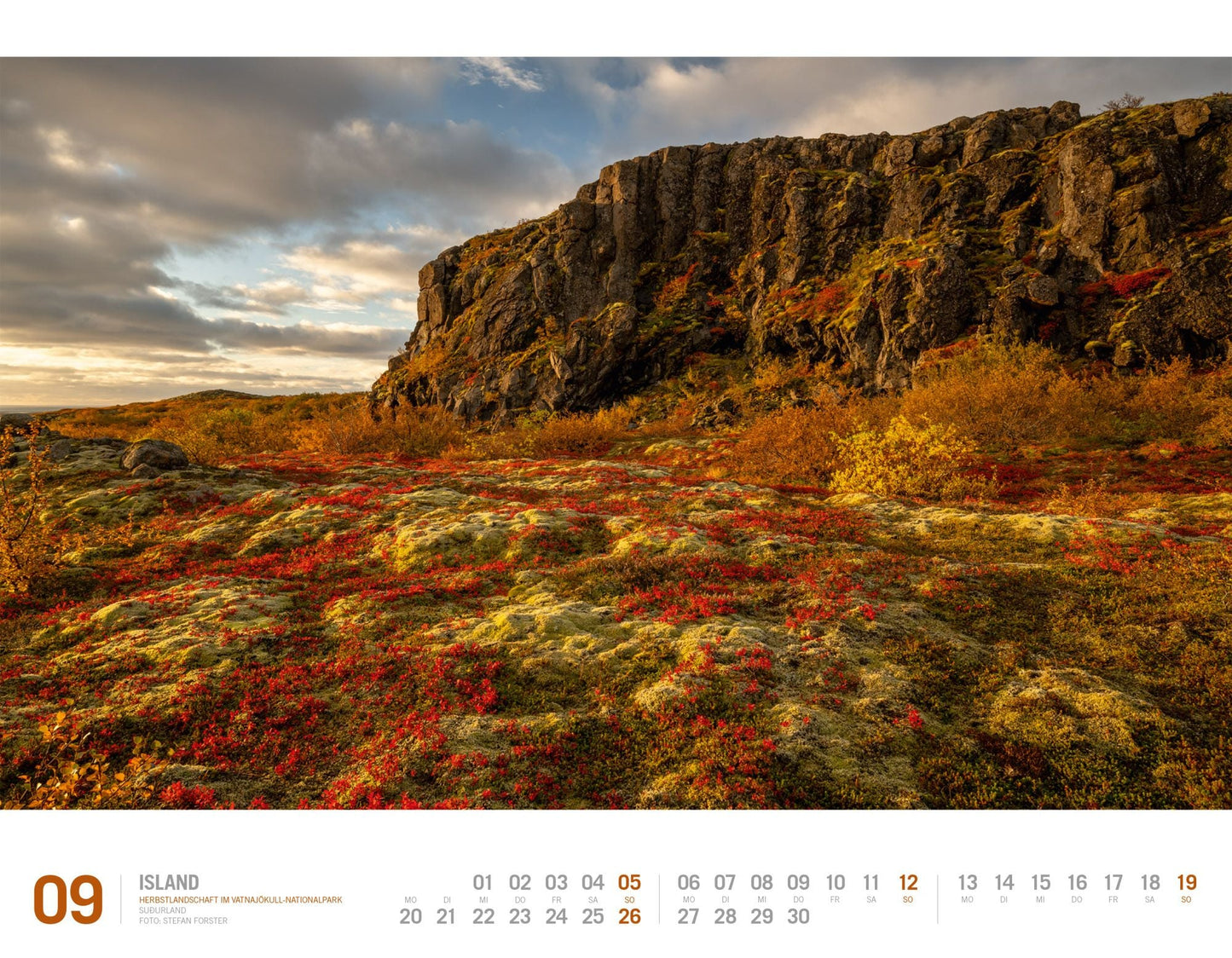Island - Wandkalender 2027 - 54 x 42 cm - Ackermann Kunstverlag