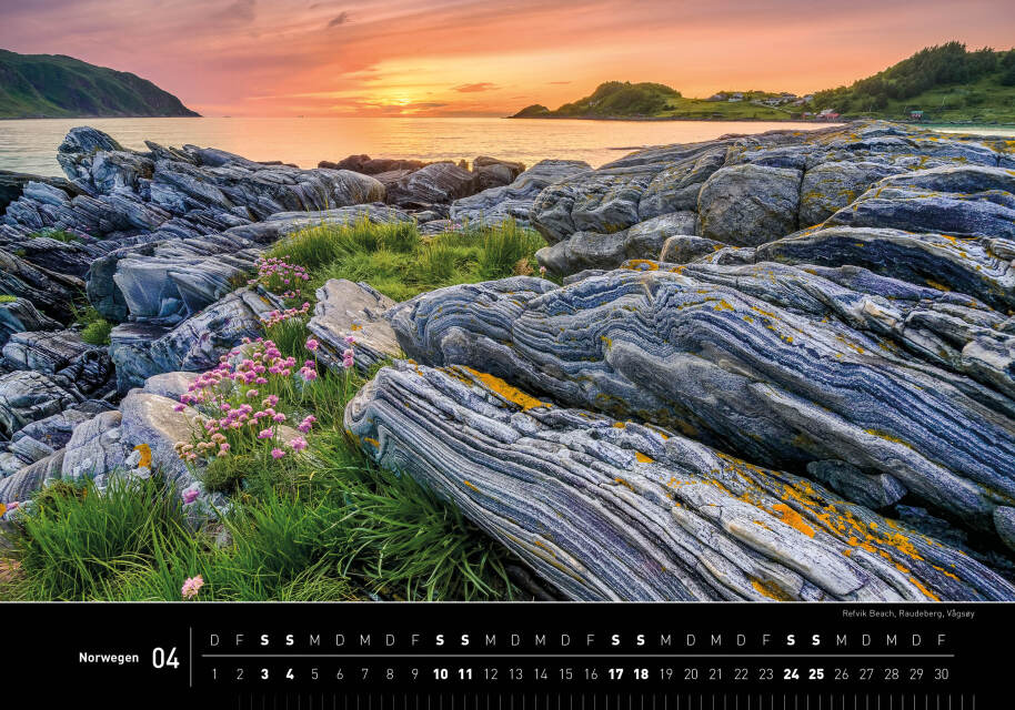 Norwegen - 360° Premium-Wandkalender 2027 - 50 x 35 cm - 360Grad Medien