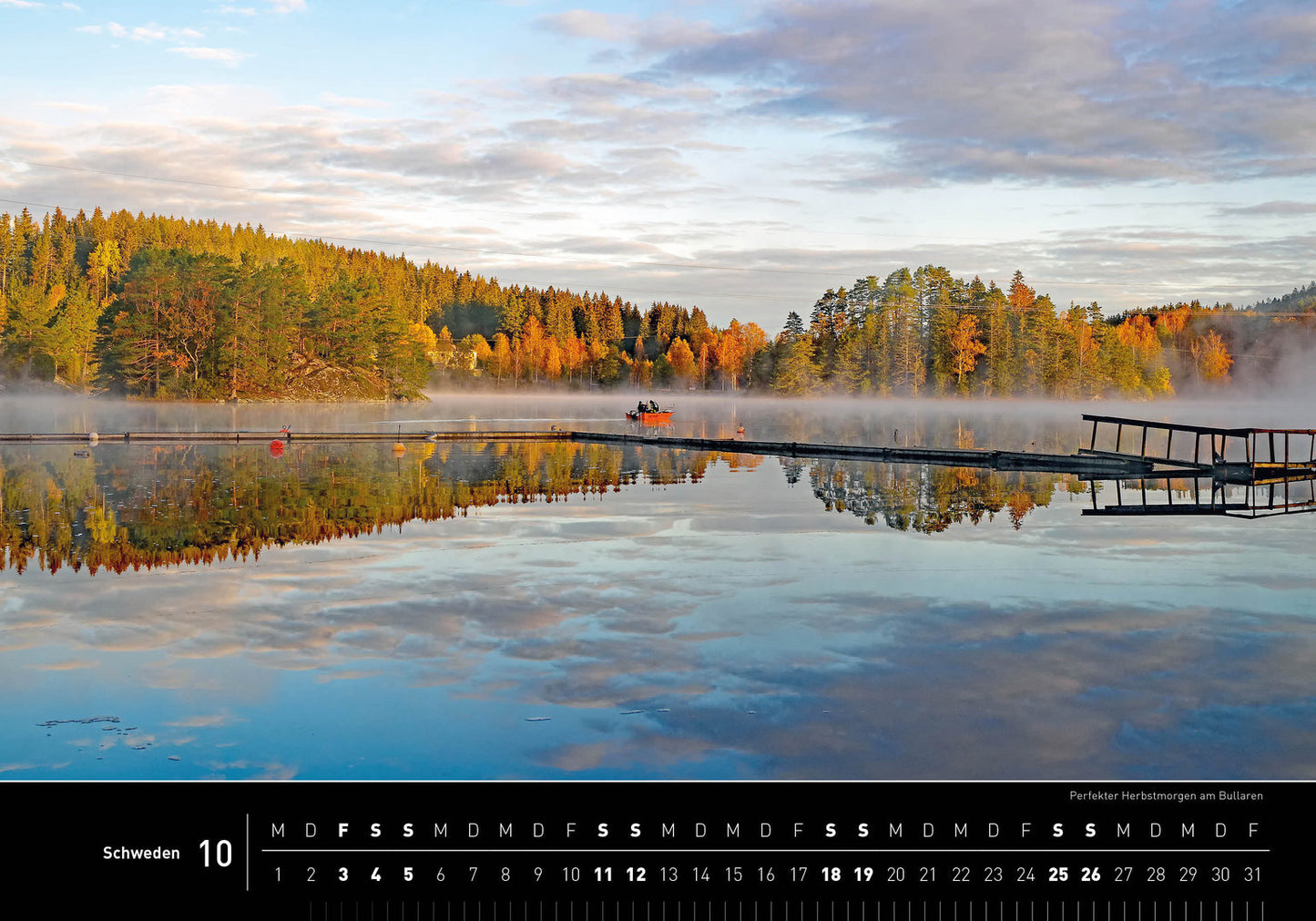 Schweden - 360° Premium-Wandkalender 2025 - 50 x 35 cm - 360Grad Medien