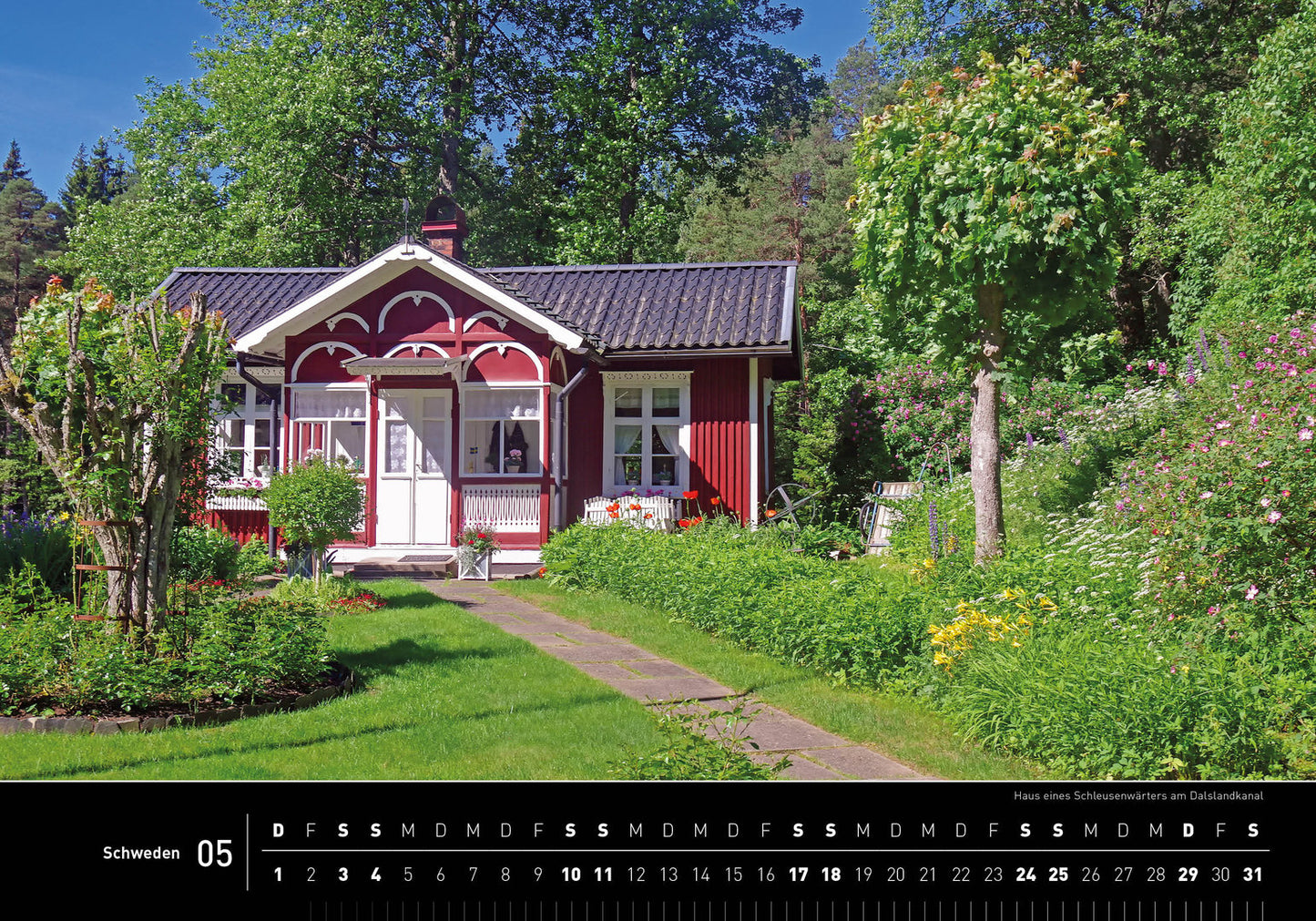 Schweden - 360° Premium-Wandkalender 2025 - 50 x 35 cm - 360Grad Medien