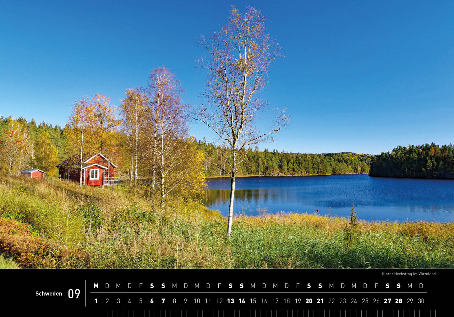 Schweden - 360° Premium-Wandkalender 2025 - 50 x 35 cm - 360Grad Medien