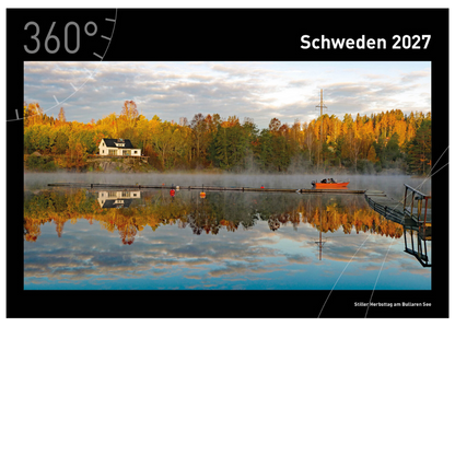 Schweden - 360° Premium-Wandkalender 2027 - 50 x 35 cm - 360Grad Medien