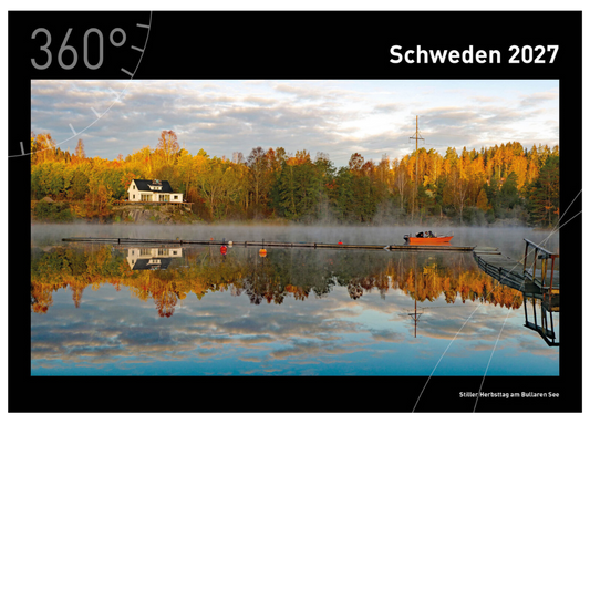 Schweden - 360° Premium-Wandkalender 2027 - 50 x 35 cm - 360Grad Medien