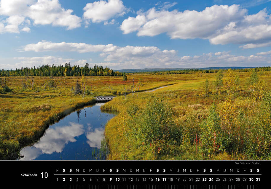 Schweden - 360° Premium-Wandkalender 2027 - 50 x 35 cm - 360Grad Medien