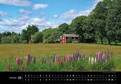 Schweden - 360° Premium-Wandkalender 2027 - 50 x 35 cm - 360Grad Medien