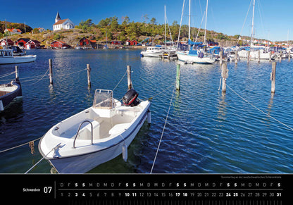 Schweden - 360° Premium-Wandkalender 2027 - 50 x 35 cm - 360Grad Medien