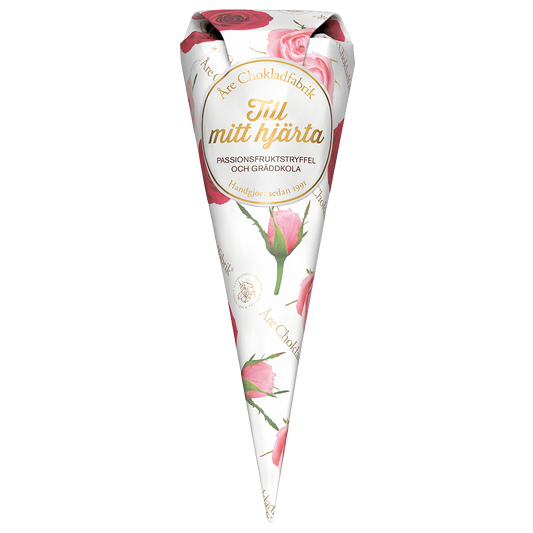 Till mitt hjärta - Passionsfrucht-Ganache - Karamellcreme - Pralinen - 80 g