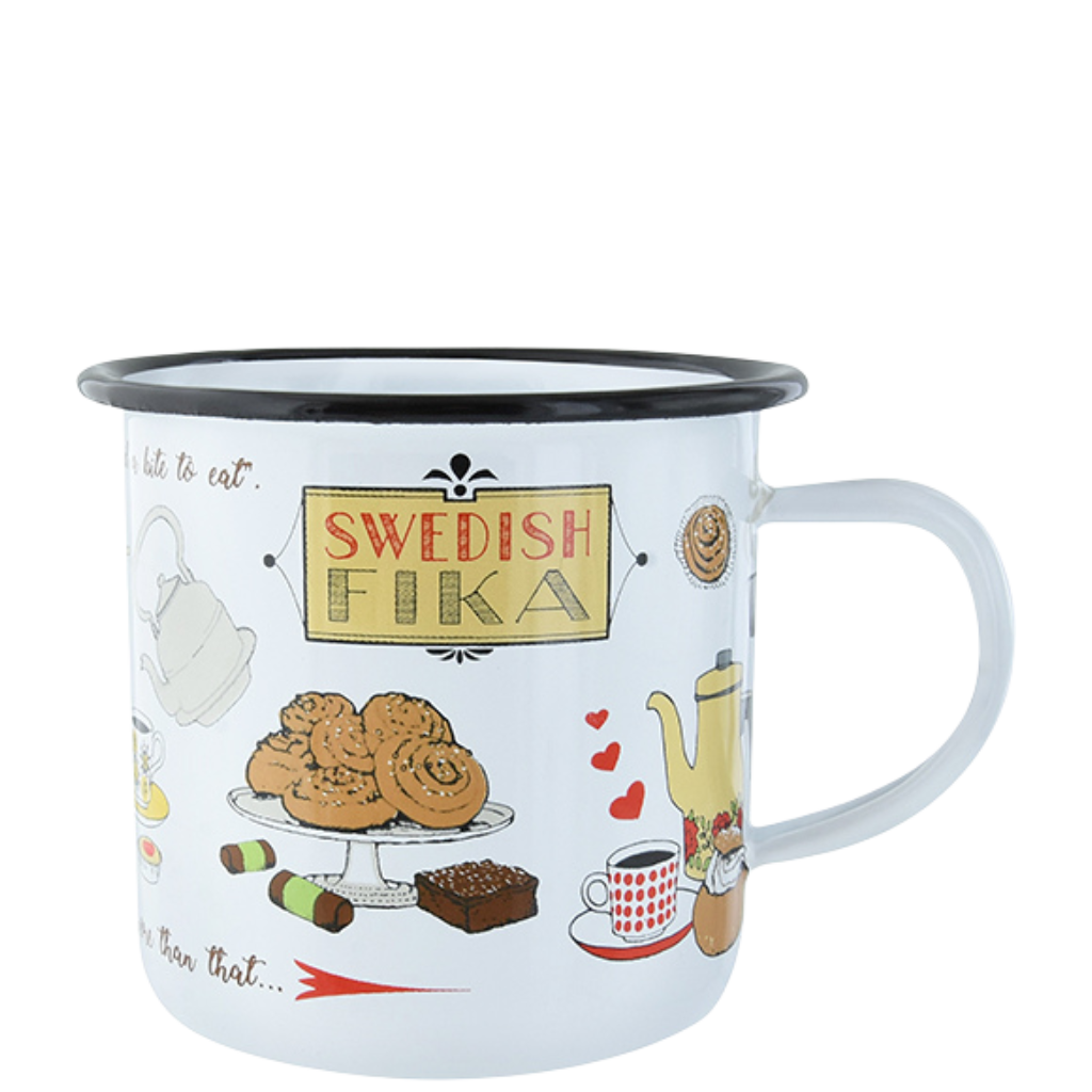 Mugg Swedish Fika -  Becher - Emaille