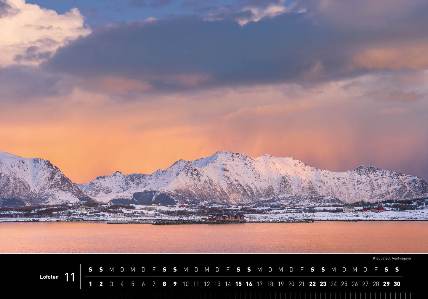 Lofoten - 360° Premium-Wandkalender 2025 - 50 x 35 cm - 360Grad Medien