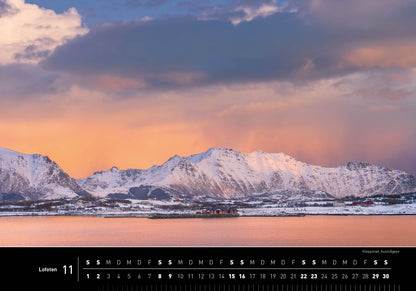 Lofoten - 360° Premium-Wandkalender 2025 - 50 x 35 cm - 360Grad Medien