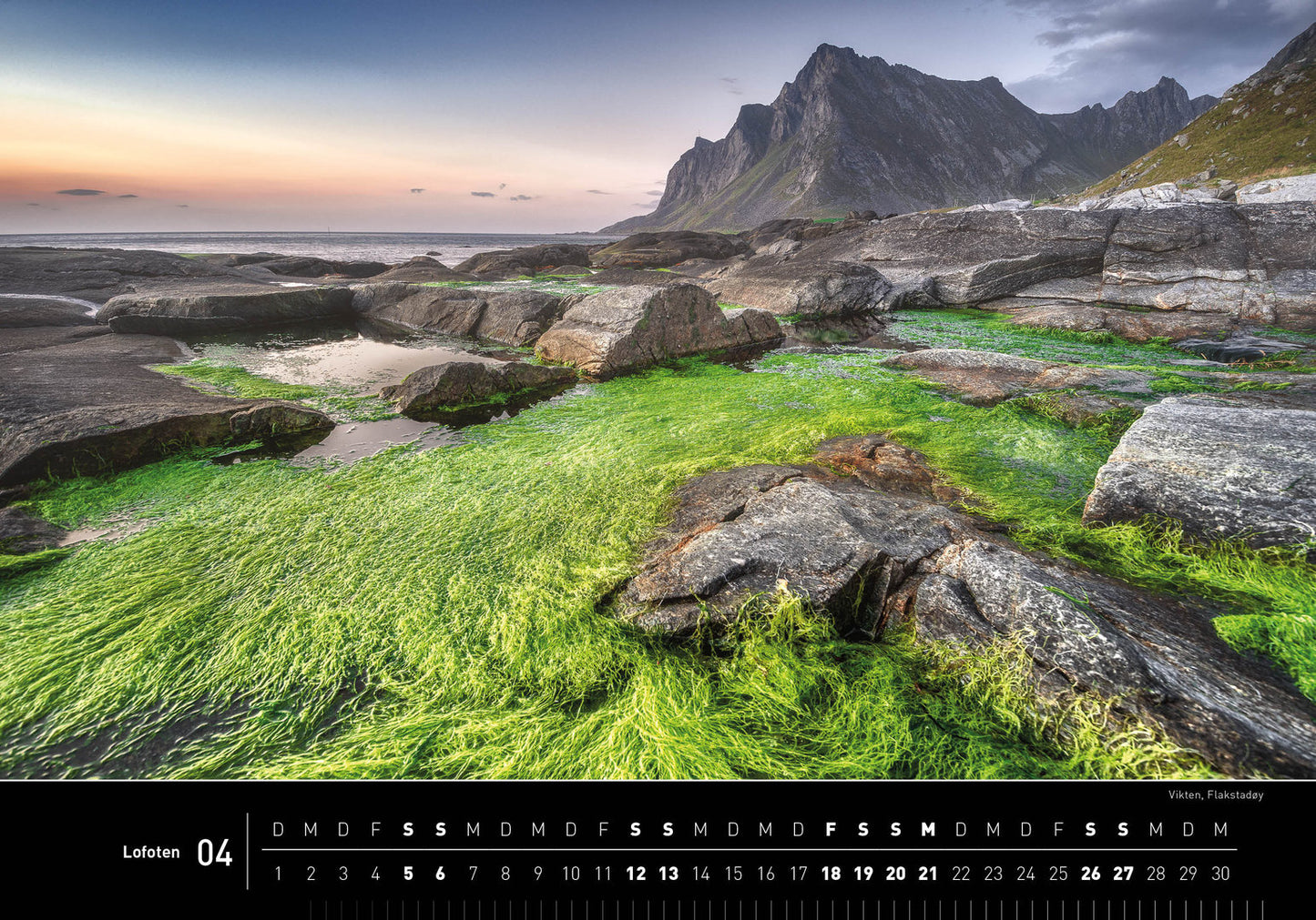 Lofoten - 360° Premium-Wandkalender 2025 - 50 x 35 cm - 360Grad Medien