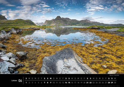 Lofoten - 360° Premium-Wandkalender 2025 - 50 x 35 cm - 360Grad Medien