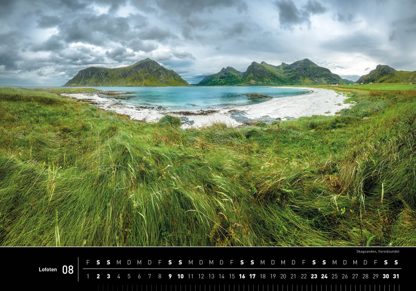 Lofoten - 360° Premium-Wandkalender 2025 - 50 x 35 cm - 360Grad Medien