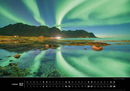 Lofoten - 360° Premium-Wandkalender 2027 - 50 x 35 cm - 360Grad Medien
