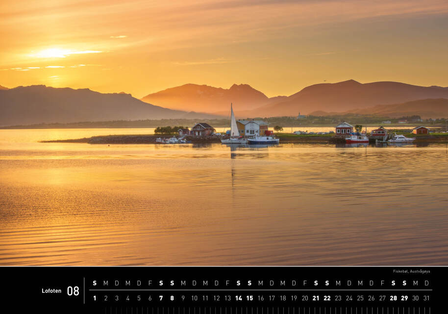 Lofoten - 360° Premium-Wandkalender 2027 - 50 x 35 cm - 360Grad Medien