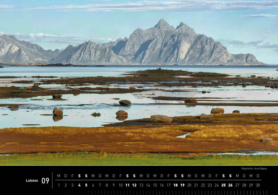 Lofoten - 360° Premium-Wandkalender 2027 - 50 x 35 cm - 360Grad Medien