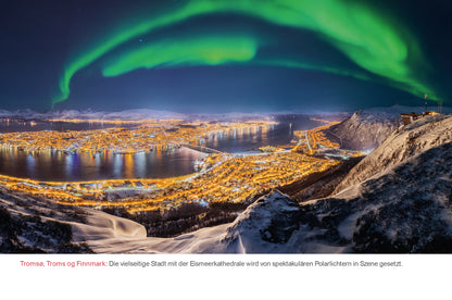 Hurtigruten - Tischkalender 2024 - 24 x 17 cm - Kunth Verlag