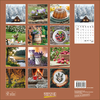 Hygge - Wandkalender 2025 - 30 x 60 cm - Korsch Verlag