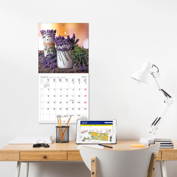 Hygge - Wandkalender 2025 - 30 x 60 cm - Korsch Verlag