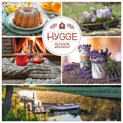 Hygge - Wandkalender 2025 - 30 x 60 cm - Korsch Verlag