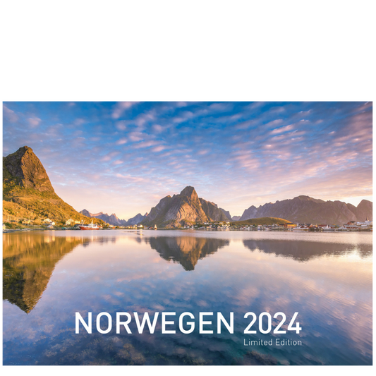 Norwegen Exklusivkalender 2024 - 70 x 50 cm - 360Grad Medien