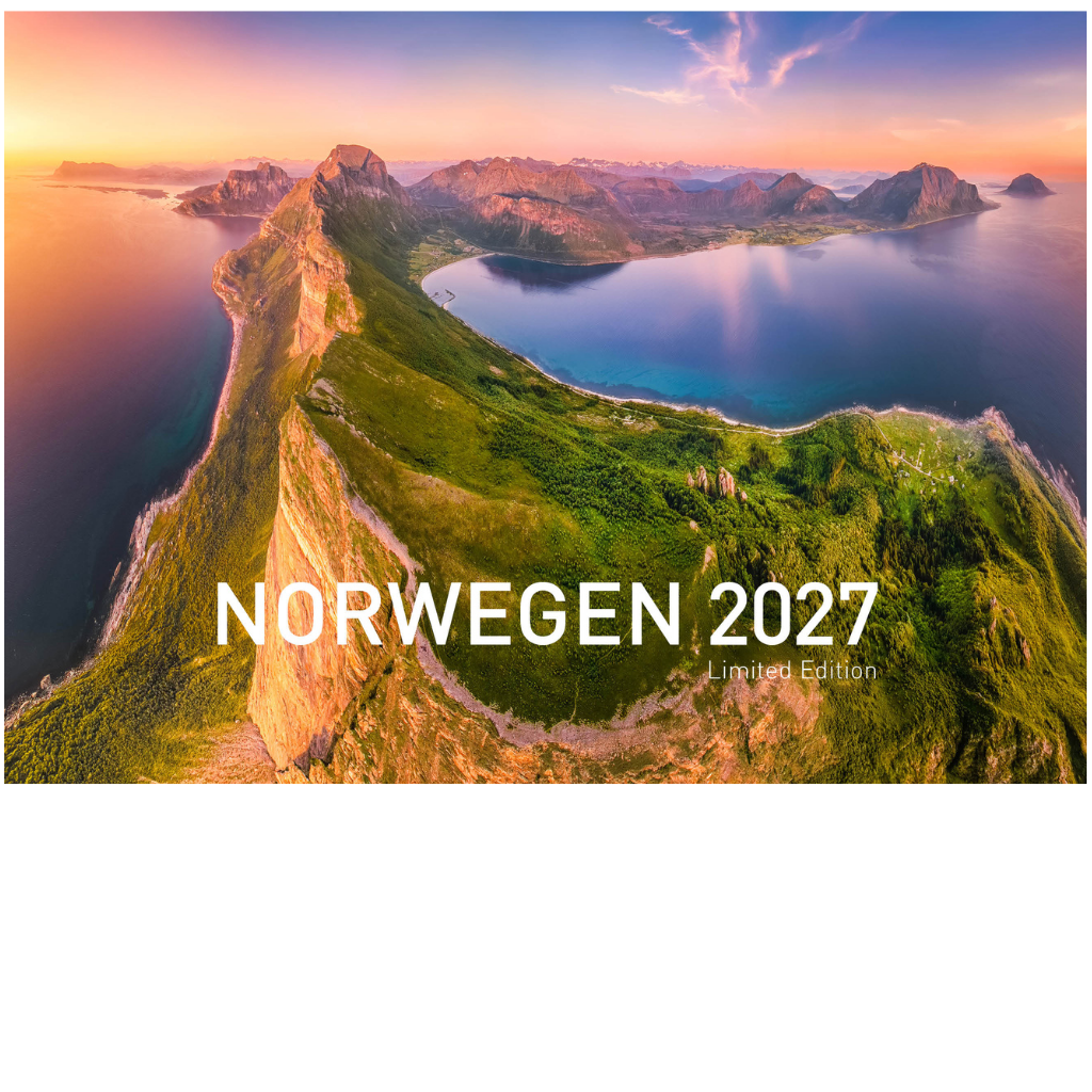 Norwegen Exklusivkalender 2027 - 70 x 50 cm - 360Grad Medien